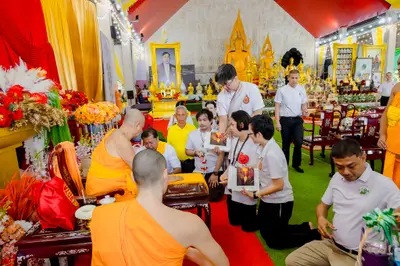 ภาพบรรยากาศพิธีทำบุญอายุวัฒนมงคล ๗๐ ปี พระสมุทรวชิรโสภณ วิ. (หลวงพ่ออิฏฐ์) วัดจุฬามณี ๑ สิงหาคม ๒๕๖๙ (ชุดที่ ๒) — ภาพที่ 34