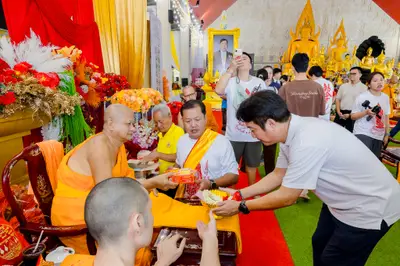 ภาพบรรยากาศพิธีทำบุญอายุวัฒนมงคล ๗๐ ปี พระสมุทรวชิรโสภณ วิ. (หลวงพ่ออิฏฐ์) วัดจุฬามณี ๑ สิงหาคม ๒๕๖๙ (ชุดที่ ๒) — ภาพที่ 44