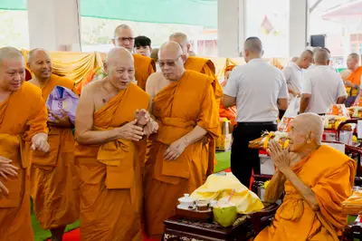 ภาพบรรยากาศพิธีทำบุญอายุวัฒนมงคล ๗๐ ปี พระสมุทรวชิรโสภณ วิ. (หลวงพ่ออิฏฐ์) วัดจุฬามณี ๑ สิงหาคม ๒๕๖๙ (ชุดที่ ๒) — ภาพที่ 66