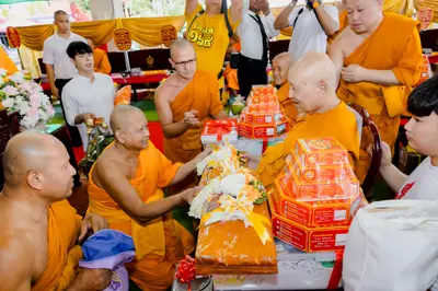 ภาพบรรยากาศพิธีทำบุญอายุวัฒนมงคล ๗๐ ปี พระสมุทรวชิรโสภณ วิ. (หลวงพ่ออิฏฐ์) วัดจุฬามณี ๑ สิงหาคม ๒๕๖๙ (ชุดที่ ๒) — ภาพที่ 69