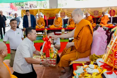 ภาพบรรยากาศพิธีทำบุญอายุวัฒนมงคล ๗๐ ปี พระสมุทรวชิรโสภณ วิ. (หลวงพ่ออิฏฐ์) วัดจุฬามณี ๑ สิงหาคม ๒๕๖๙ (ชุดที่ ๒) — ภาพที่ 81
