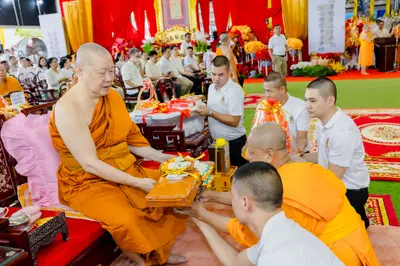 ภาพบรรยากาศพิธีทำบุญอายุวัฒนมงคล ๗๐ ปี พระสมุทรวชิรโสภณ วิ. (หลวงพ่ออิฏฐ์) วัดจุฬามณี ๑ สิงหาคม ๒๕๖๙ (ชุดที่ ๒) — ภาพที่ 83