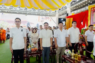 ภาพบรรยากาศพิธีทำบุญอายุวัฒนมงคล ๗๐ ปี พระสมุทรวชิรโสภณ วิ. (หลวงพ่ออิฏฐ์) วัดจุฬามณี ๑ สิงหาคม ๒๕๖๙ (ชุดที่ ๒) — ภาพที่ 86