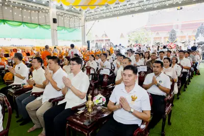 ภาพบรรยากาศพิธีทำบุญอายุวัฒนมงคล ๗๐ ปี พระสมุทรวชิรโสภณ วิ. (หลวงพ่ออิฏฐ์) วัดจุฬามณี ๑ สิงหาคม ๒๕๖๙ (ชุดที่ ๒) — ภาพที่ 88