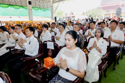 ภาพบรรยากาศพิธีทำบุญอายุวัฒนมงคล ๗๐ ปี พระสมุทรวชิรโสภณ วิ. (หลวงพ่ออิฏฐ์) วัดจุฬามณี ๑ สิงหาคม ๒๕๖๙ (ชุดที่ ๒) — ภาพที่ 89