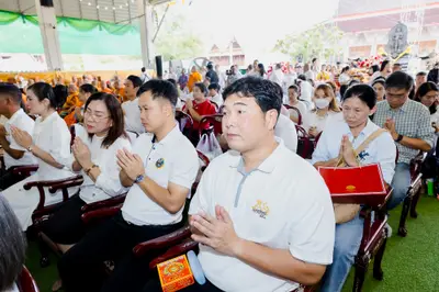 ภาพบรรยากาศพิธีทำบุญอายุวัฒนมงคล ๗๐ ปี พระสมุทรวชิรโสภณ วิ. (หลวงพ่ออิฏฐ์) วัดจุฬามณี ๑ สิงหาคม ๒๕๖๙ (ชุดที่ ๒) — ภาพที่ 90