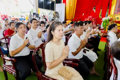 ภาพบรรยากาศพิธีทำบุญอายุวัฒนมงคล ๗๐ ปี พระสมุทรวชิรโสภณ วิ. (หลวงพ่ออิฏฐ์) วัดจุฬามณี ๑ สิงหาคม ๒๕๖๙ (ชุดที่ ๒) — ภาพที่ 92