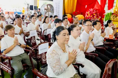 ภาพบรรยากาศพิธีทำบุญอายุวัฒนมงคล ๗๐ ปี พระสมุทรวชิรโสภณ วิ. (หลวงพ่ออิฏฐ์) วัดจุฬามณี ๑ สิงหาคม ๒๕๖๙ (ชุดที่ ๒) — ภาพที่ 94