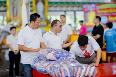 ภาพบรรยากาศพิธีทำบุญอายุวัฒนมงคล ๗๐ ปี พระสมุทรวชิรโสภณ วิ. (หลวงพ่ออิฏฐ์) วัดจุฬามณี ๑ สิงหาคม ๒๕๖๙ (ชุดที่ ๒) — ภาพที่ 114
