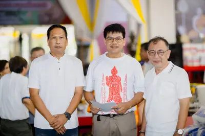 ภาพบรรยากาศพิธีทำบุญอายุวัฒนมงคล ๗๐ ปี พระสมุทรวชิรโสภณ วิ. (หลวงพ่ออิฏฐ์) วัดจุฬามณี ๑ สิงหาคม ๒๕๖๙ (ชุดที่ ๒) — ภาพที่ 115