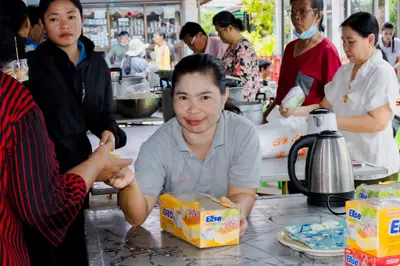 ภาพบรรยากาศพิธีทำบุญอายุวัฒนมงคล ๗๐ ปี พระสมุทรวชิรโสภณ วิ. (หลวงพ่ออิฏฐ์) วัดจุฬามณี ๑ สิงหาคม ๒๕๖๙ (ชุดที่ ๒) — ภาพที่ 121