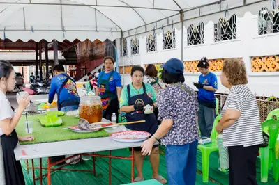 ภาพบรรยากาศพิธีทำบุญอายุวัฒนมงคล ๗๐ ปี พระสมุทรวชิรโสภณ วิ. (หลวงพ่ออิฏฐ์) วัดจุฬามณี ๑ สิงหาคม ๒๕๖๙ (ชุดที่ ๒) — ภาพที่ 127