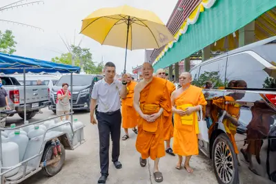 ภาพบรรยากาศพิธีทำบุญอายุวัฒนมงคล ๗๐ ปี พระสมุทรวชิรโสภณ วิ. (หลวงพ่ออิฏฐ์) วัดจุฬามณี ๑ สิงหาคม ๒๕๖๙ (ชุดที่ ๒) — ภาพที่ 143
