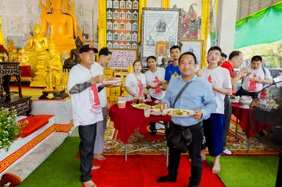 ภาพบรรยากาศพิธีทำบุญอายุวัฒนมงคล ๗๐ ปี พระสมุทรวชิรโสภณ วิ. (หลวงพ่ออิฏฐ์) วัดจุฬามณี ๑ สิงหาคม ๒๕๖๙ (ชุดที่ ๒) — ภาพที่ 163