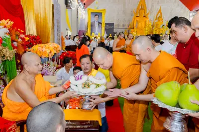 ภาพบรรยากาศพิธีทำบุญอายุวัฒนมงคล ๗๐ ปี พระสมุทรวชิรโสภณ วิ. (หลวงพ่ออิฏฐ์) วัดจุฬามณี ๑ สิงหาคม ๒๕๖๙ (ชุดที่ ๒) — ภาพที่ 166