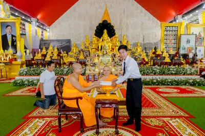 ภาพบรรยากาศพิธีทำบุญอายุวัฒนมงคล ๗๐ ปี พระสมุทรวชิรโสภณ วิ. (หลวงพ่ออิฏฐ์) วัดจุฬามณี ๑ สิงหาคม ๒๕๖๙ (ชุดที่ ๒) — ภาพที่ 168