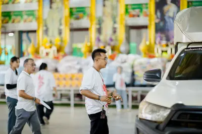 ภาพบรรยากาศพิธีทำบุญอายุวัฒนมงคล ๗๐ ปี พระสมุทรวชิรโสภณ วิ. (หลวงพ่ออิฏฐ์) วัดจุฬามณี ๑ สิงหาคม ๒๕๖๙ (ชุดที่ ๒) — ภาพที่ 186