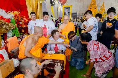 ภาพบรรยากาศพิธีทำบุญอายุวัฒนมงคล ๗๐ ปี พระสมุทรวชิรโสภณ วิ. (หลวงพ่ออิฏฐ์) วัดจุฬามณี ๑ สิงหาคม ๒๕๖๙ (ชุดที่ ๒) — ภาพที่ 188
