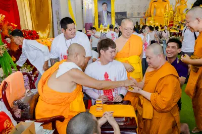 ภาพบรรยากาศพิธีทำบุญอายุวัฒนมงคล ๗๐ ปี พระสมุทรวชิรโสภณ วิ. (หลวงพ่ออิฏฐ์) วัดจุฬามณี ๑ สิงหาคม ๒๕๖๙ (ชุดที่ ๒) — ภาพที่ 189