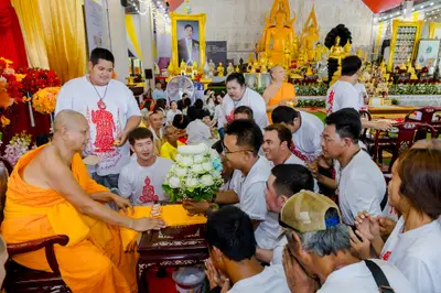 ภาพบรรยากาศพิธีทำบุญอายุวัฒนมงคล ๗๐ ปี พระสมุทรวชิรโสภณ วิ. (หลวงพ่ออิฏฐ์) วัดจุฬามณี ๑ สิงหาคม ๒๕๖๙ (ชุดที่ ๒) — ภาพที่ 194