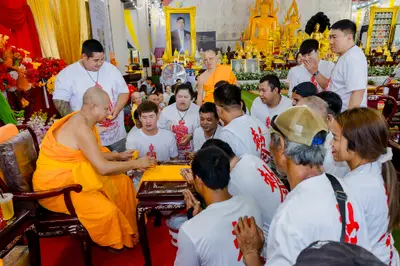 ภาพบรรยากาศพิธีทำบุญอายุวัฒนมงคล ๗๐ ปี พระสมุทรวชิรโสภณ วิ. (หลวงพ่ออิฏฐ์) วัดจุฬามณี ๑ สิงหาคม ๒๕๖๙ (ชุดที่ ๒) — ภาพที่ 195