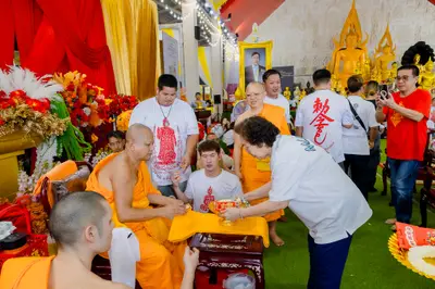 ภาพบรรยากาศพิธีทำบุญอายุวัฒนมงคล ๗๐ ปี พระสมุทรวชิรโสภณ วิ. (หลวงพ่ออิฏฐ์) วัดจุฬามณี ๑ สิงหาคม ๒๕๖๙ (ชุดที่ ๒) — ภาพที่ 199