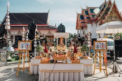 ประมวลภาพพิธีเททองหล่อชนวนมวลสารเหรียญ ๒ พระอุปัชฌาย์ รุ่นไตรมาส ๖๗ และเหรียญเจริญยศ ๑๖๘ วัดจุฬามณี ปี ๒๕๖๗