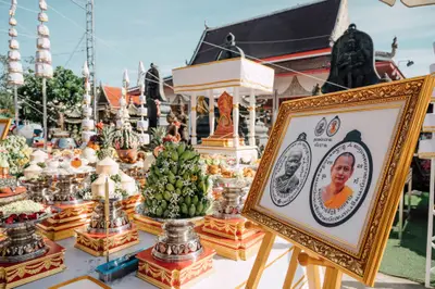 ประมวลภาพพิธีเททองหล่อชนวนมวลสารเหรียญ ๒ พระอุปัชฌาย์ รุ่นไตรมาส ๖๗ และเหรียญเจริญยศ ๑๖๘ วัดจุฬามณี ปี ๒๕๖๗