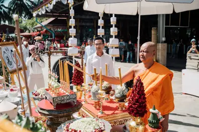 ประมวลภาพพิธีเททองหล่อชนวนมวลสารเหรียญ ๒ พระอุปัชฌาย์ รุ่นไตรมาส ๖๗ และเหรียญเจริญยศ ๑๖๘ วัดจุฬามณี ปี ๒๕๖๗