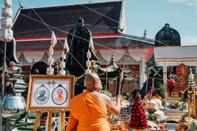 ประมวลภาพพิธีเททองหล่อชนวนมวลสารเหรียญ ๒ พระอุปัชฌาย์ รุ่นไตรมาส ๖๗ และเหรียญเจริญยศ ๑๖๘ วัดจุฬามณี ปี ๒๕๖๗