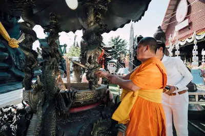ประมวลภาพพิธีเททองหล่อชนวนมวลสารเหรียญ ๒ พระอุปัชฌาย์ รุ่นไตรมาส ๖๗ และเหรียญเจริญยศ ๑๖๘ วัดจุฬามณี ปี ๒๕๖๗