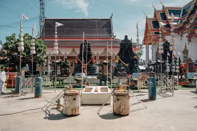 ประมวลภาพพิธีเททองหล่อชนวนมวลสารเหรียญ ๒ พระอุปัชฌาย์ รุ่นไตรมาส ๖๗ และเหรียญเจริญยศ ๑๖๘ วัดจุฬามณี ปี ๒๕๖๗