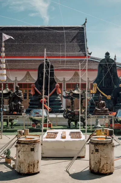 ประมวลภาพพิธีเททองหล่อชนวนมวลสารเหรียญ ๒ พระอุปัชฌาย์ รุ่นไตรมาส ๖๗ และเหรียญเจริญยศ ๑๖๘ วัดจุฬามณี ปี ๒๕๖๗