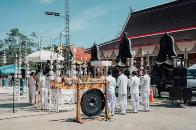 ประมวลภาพพิธีเททองหล่อชนวนมวลสารเหรียญ ๒ พระอุปัชฌาย์ รุ่นไตรมาส ๖๗ และเหรียญเจริญยศ ๑๖๘ วัดจุฬามณี ปี ๒๕๖๗
