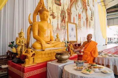ประมวลภาพพิธีเททองหล่อชนวนมวลสารเหรียญ ๒ พระอุปัชฌาย์ รุ่นไตรมาส ๖๗ และเหรียญเจริญยศ ๑๖๘ วัดจุฬามณี ปี ๒๕๖๗