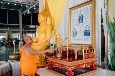 ประมวลภาพพิธีเททองหล่อชนวนมวลสารเหรียญ ๒ พระอุปัชฌาย์ รุ่นไตรมาส ๖๗ และเหรียญเจริญยศ ๑๖๘ วัดจุฬามณี ปี ๒๕๖๗