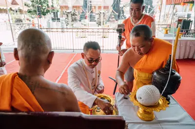 ประมวลภาพพิธีเททองหล่อชนวนมวลสารเหรียญ ๒ พระอุปัชฌาย์ รุ่นไตรมาส ๖๗ และเหรียญเจริญยศ ๑๖๘ วัดจุฬามณี ปี ๒๕๖๗
