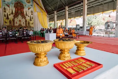 ประมวลภาพพิธีเททองหล่อชนวนมวลสารเหรียญ ๒ พระอุปัชฌาย์ รุ่นไตรมาส ๖๗ และเหรียญเจริญยศ ๑๖๘ วัดจุฬามณี ปี ๒๕๖๗