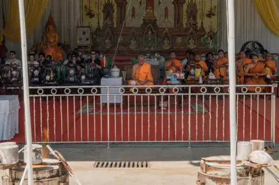 ประมวลภาพพิธีเททองหล่อชนวนมวลสารเหรียญ ๒ พระอุปัชฌาย์ รุ่นไตรมาส ๖๗ และเหรียญเจริญยศ ๑๖๘ วัดจุฬามณี ปี ๒๕๖๗