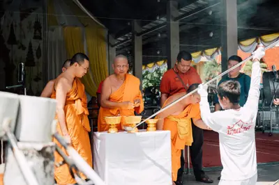 ประมวลภาพพิธีเททองหล่อชนวนมวลสารเหรียญ ๒ พระอุปัชฌาย์ รุ่นไตรมาส ๖๗ และเหรียญเจริญยศ ๑๖๘ วัดจุฬามณี ปี ๒๕๖๗