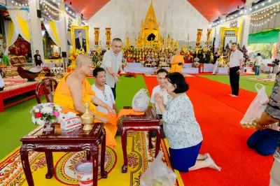 ภาพบรรยากาศพิธีบูชาครู-ครอบครูบูรพาจารย์ วัดจุฬามณี วันพุธที่ ๑๙ สิงหาคม ๒๕๖๙ — ภาพที่ 10
