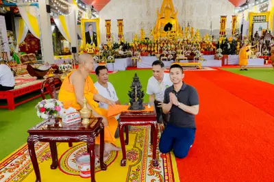 ภาพบรรยากาศพิธีบูชาครู-ครอบครูบูรพาจารย์ วัดจุฬามณี วันพุธที่ ๑๙ สิงหาคม ๒๕๖๙ — ภาพที่ 11