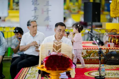 ภาพบรรยากาศพิธีบูชาครู-ครอบครูบูรพาจารย์ วัดจุฬามณี วันพุธที่ ๑๙ สิงหาคม ๒๕๖๙ — ภาพที่ 19