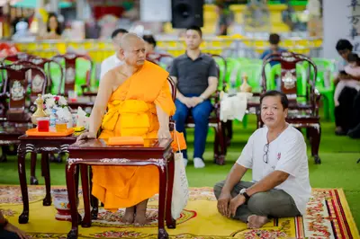 ภาพบรรยากาศพิธีบูชาครู-ครอบครูบูรพาจารย์ วัดจุฬามณี วันพุธที่ ๑๙ สิงหาคม ๒๕๖๙ — ภาพที่ 22