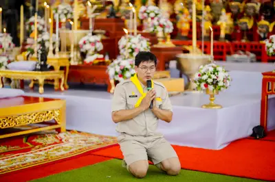ภาพบรรยากาศพิธีบูชาครู-ครอบครูบูรพาจารย์ วัดจุฬามณี วันพุธที่ ๑๙ สิงหาคม ๒๕๖๙ — ภาพที่ 34