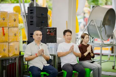ภาพบรรยากาศพิธีบูชาครู-ครอบครูบูรพาจารย์ วัดจุฬามณี วันพุธที่ ๑๙ สิงหาคม ๒๕๖๙ — ภาพที่ 37