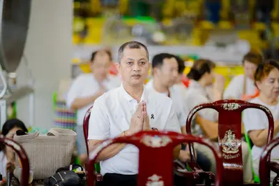 ภาพบรรยากาศพิธีบูชาครู-ครอบครูบูรพาจารย์ วัดจุฬามณี วันพุธที่ ๑๙ สิงหาคม ๒๕๖๙ — ภาพที่ 38