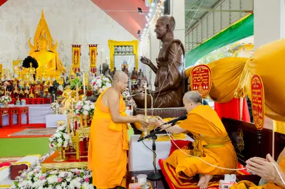 ภาพบรรยากาศพิธีบูชาครู-ครอบครูบูรพาจารย์ วัดจุฬามณี วันพุธที่ ๑๙ สิงหาคม ๒๕๖๙ — ภาพที่ 42