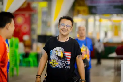 ภาพบรรยากาศพิธีบูชาครู-ครอบครูบูรพาจารย์ วัดจุฬามณี วันพุธที่ ๑๙ สิงหาคม ๒๕๖๙ — ภาพที่ 49