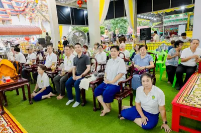 ภาพบรรยากาศพิธีบูชาครู-ครอบครูบูรพาจารย์ วัดจุฬามณี วันพุธที่ ๑๙ สิงหาคม ๒๕๖๙ — ภาพที่ 62